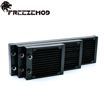 FREEZEMOD G1 / 4 ‘Алюминиевый ПК с водяным охлаждением, радиатор компьютерного кулера толщиной 27 мм, черный 120/240/360 мм