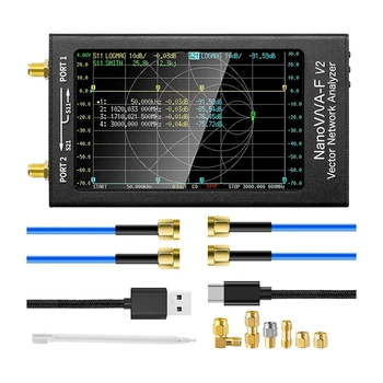 Для Векторного сетевого анализатора Nanovna-F V2 50 кГц-3 ГГц Антенный Анализатор HF VHF UHF VNA 4,3 Дюйма 5000 мАч Запасные Части Анализатора