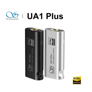 SHANLING UA1 PLUS USB DAC AMP Усилитель для наушников с двумя чипами CS43131 Hi-Res Audio PCM 32 бит/768 кГц DSD256 Type-C до 3,5 мм
